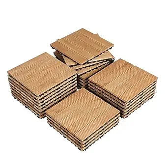 27PCS Interlocking Patio Deck Tiles Outdoor Flooring