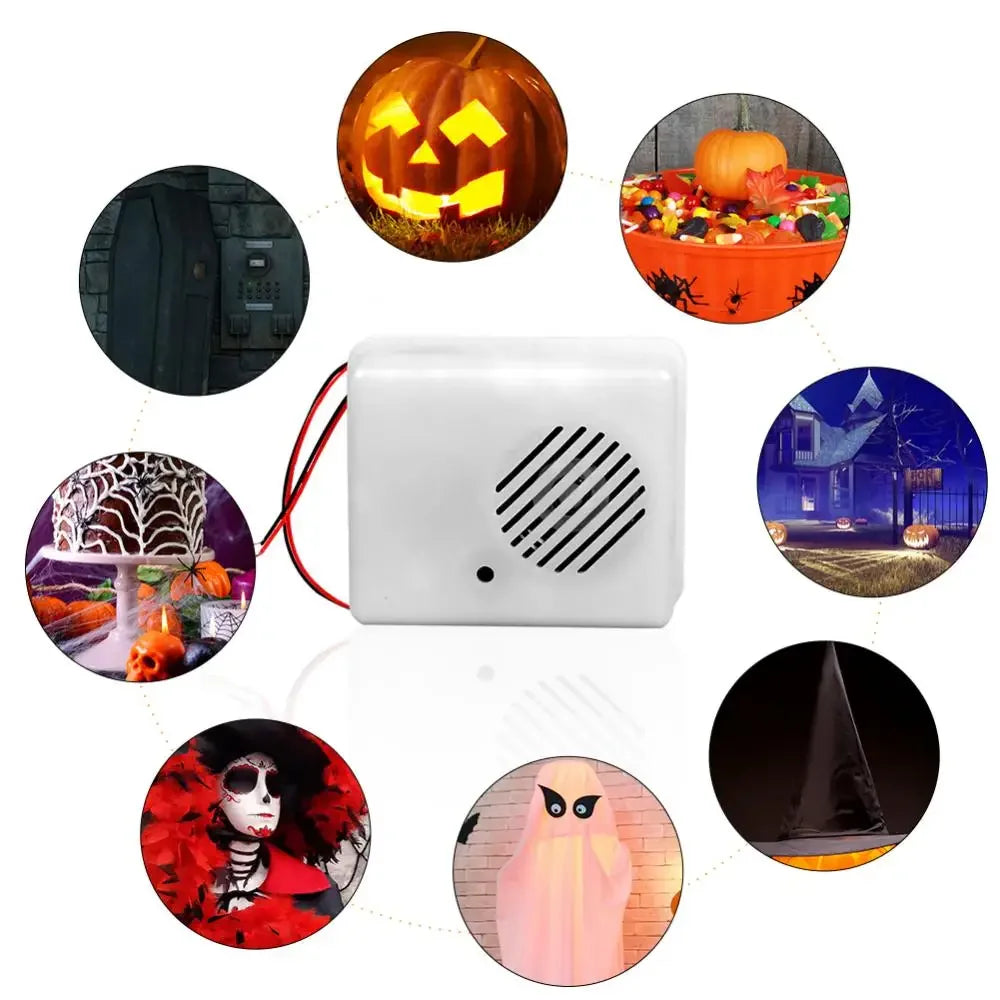 Sound Sensor Halloween Scream Speaker Tricky Voice-activated Props For Party Decoration
