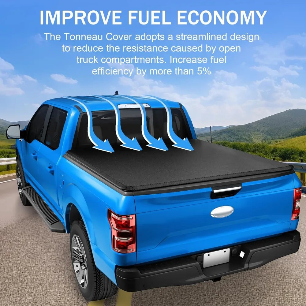 Soft Tri-Fold Truck Bed Tonneau Bed Cover