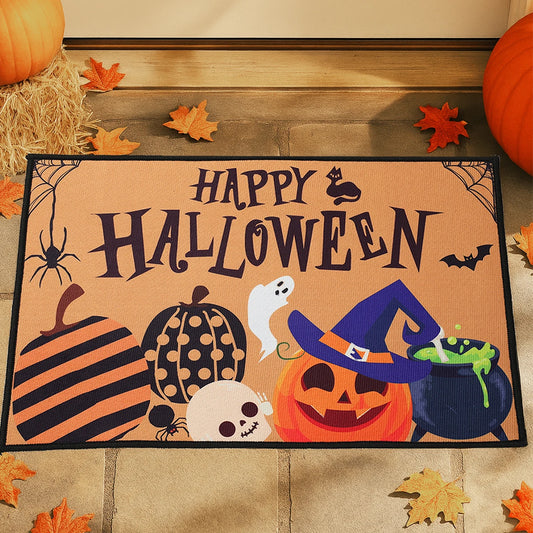 Halloween Crystal Velvet Doormat