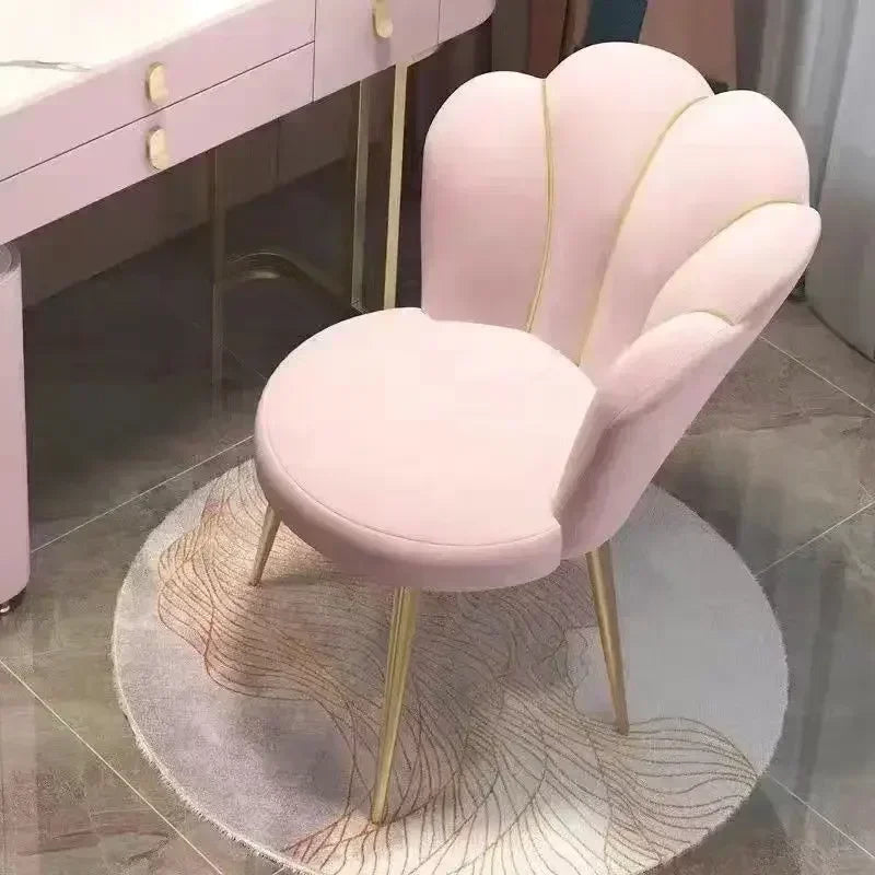 1PCS Nordic Dressing Chair Designer Home Armchair Living Room With Backrest Fashion Fauteuil Salon Household Essentials