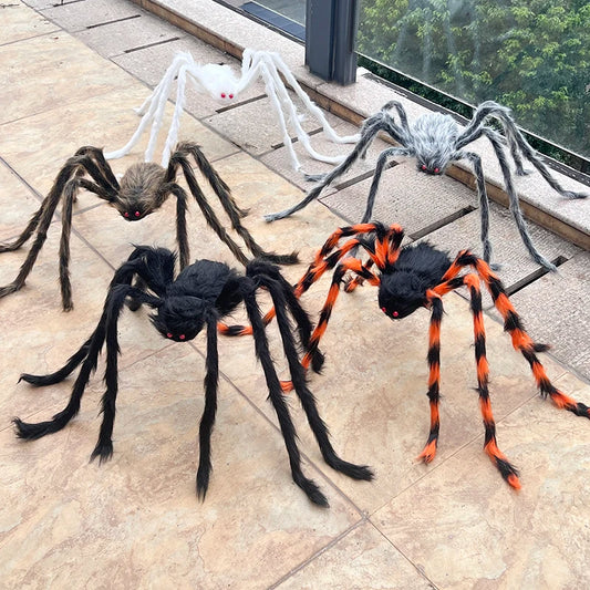 Halloween Black Giant Spider Outdoor Decors