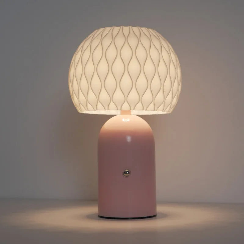 Cross border table lamp bedside lamp touch wireless charging new mushroom camping restaurant dimming bedroom night light