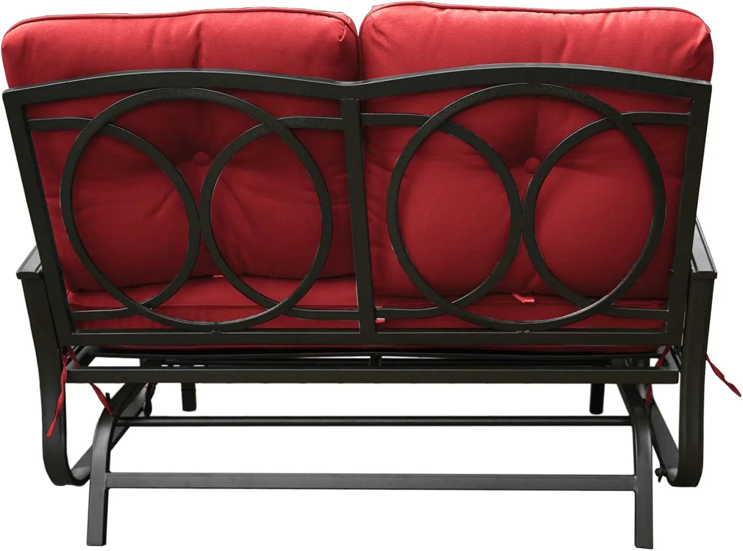 Patio Glider Bench - Rocking Loveseat and Cushioned Seats for Patio