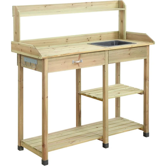 Deluxe Outdoors Garden Planting Work Station