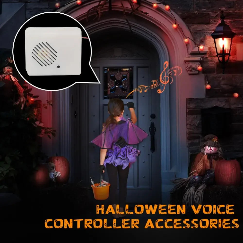 Sound Sensor Halloween Scream Speaker Tricky Voice-activated Props For Party Decoration