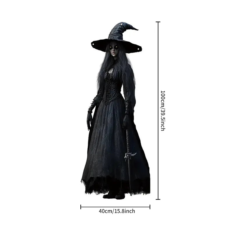 2D Halloween Horror Skull Bride Flag Indoor and Outdoor Decoration