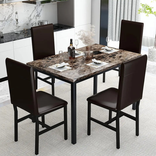 Dining Table Set for 4, Modern