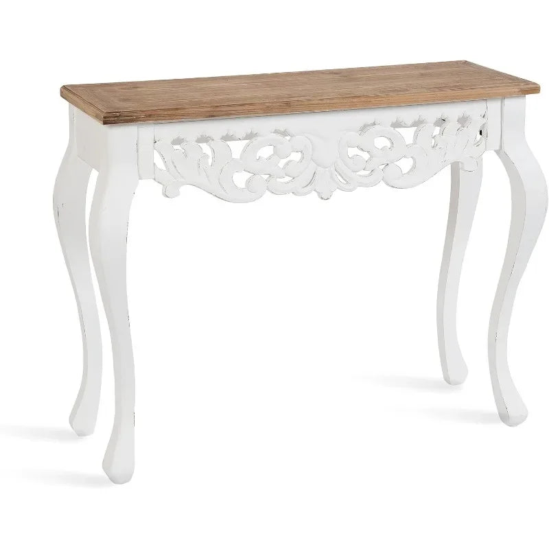 Antonella Farmhouse Wooden Console Table for Entryway