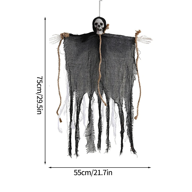Halloween Hanging Flags Ghost Skeleton Home Decor
