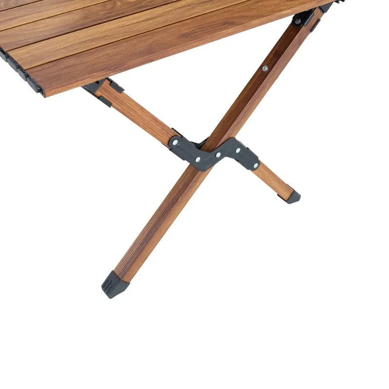 Folding Outdoor Lightweight Aluminum Roll-up Table, Indoor or Outdoor