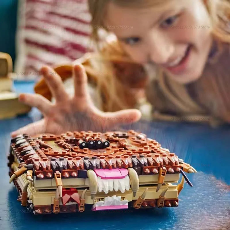 New 500+PCS Technical Building Blocks Collectible Monster Book 76449 Model Mechanical Super Brick Creative Puzzle Toy Adult Gift