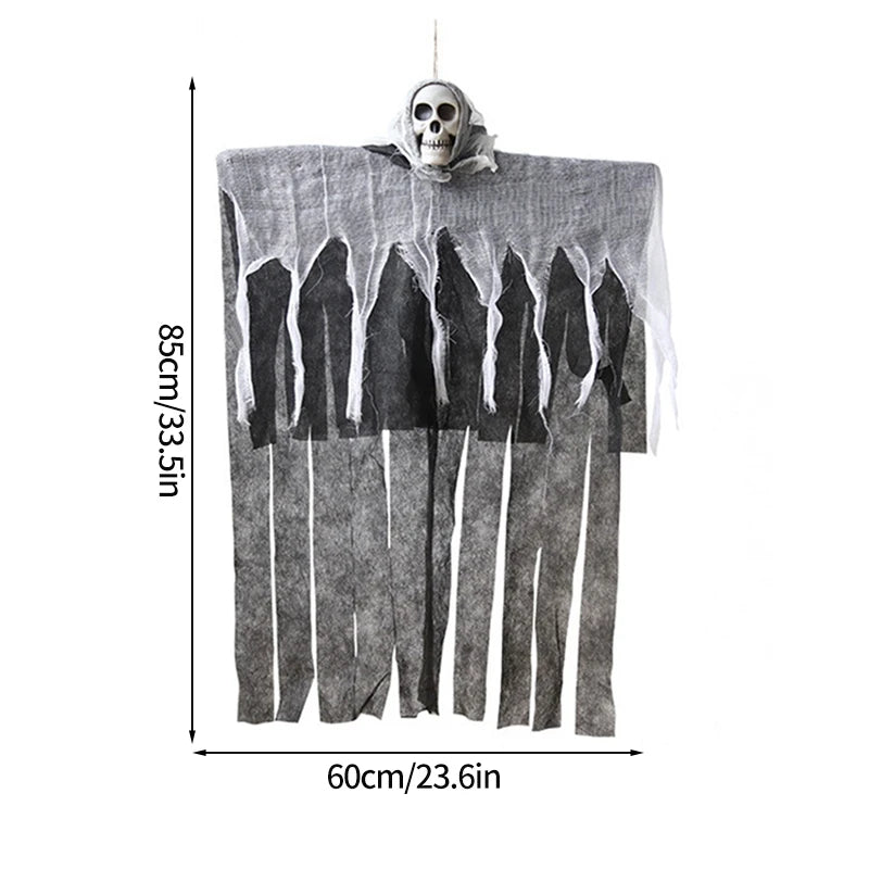 Halloween Hanging Flags Ghost Skeleton Home Decor