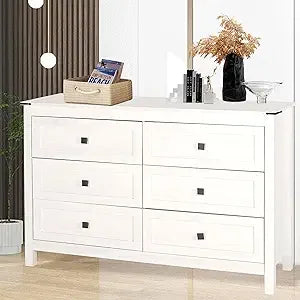 6 Drawer Dresser & 2 Nightstand Set for Bedroom