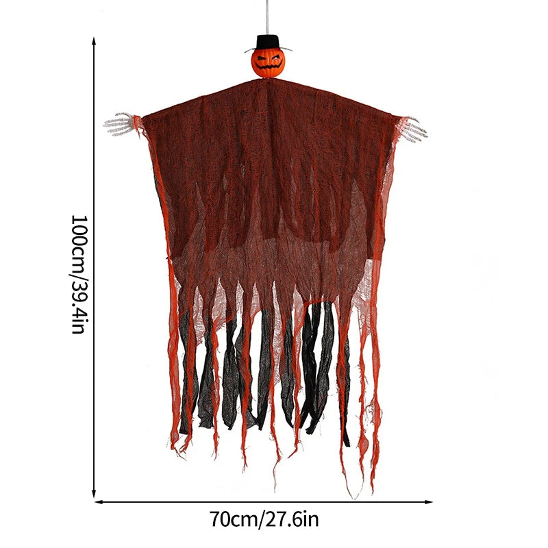 Halloween Hanging Flags Ghost Skeleton Home Decor