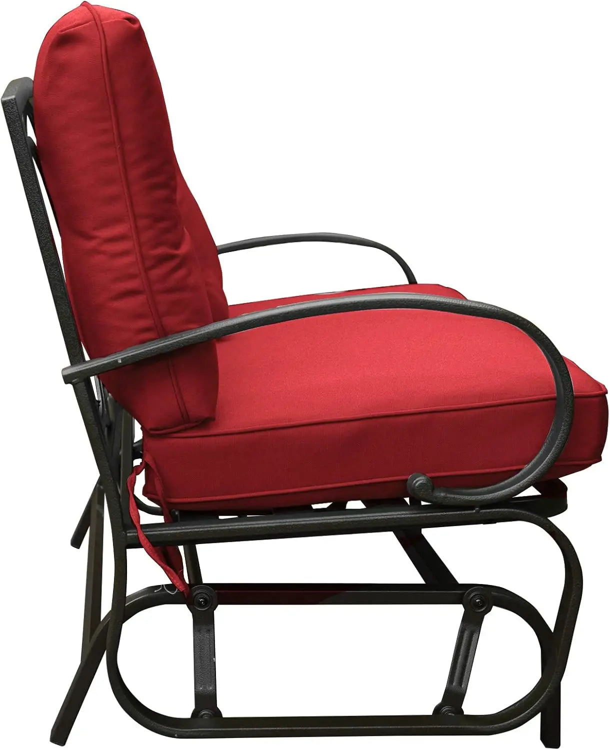 Patio Glider Bench - Rocking Loveseat and Cushioned Seats for Patio
