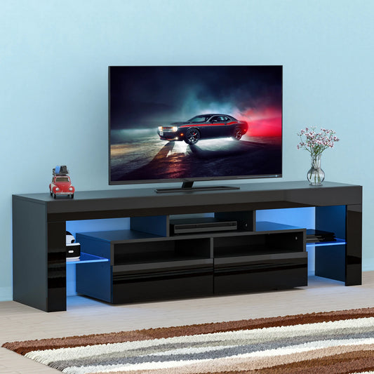 LED TV Stand w/20 Colors & Storage