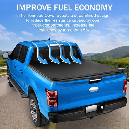 Soft Tri-Fold Truck Bed Tonneau Bed Cover