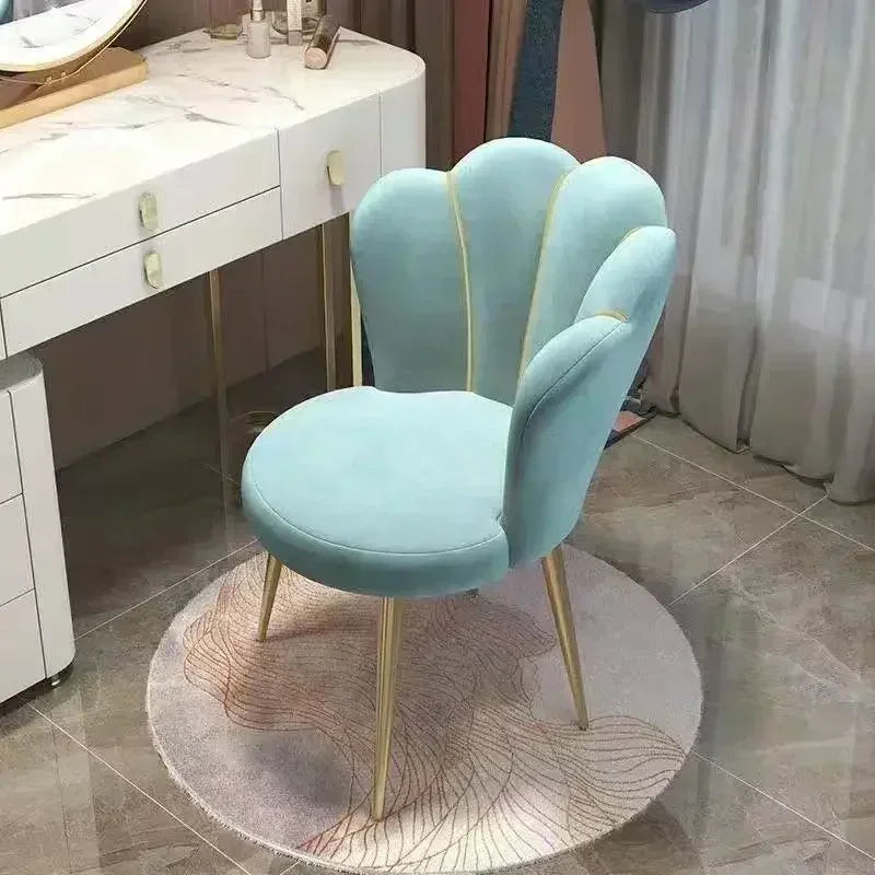 1PCS Nordic Dressing Chair Designer Home  Armchair Living Room With Backrest Fashion Fauteuil Salon Household Essentials