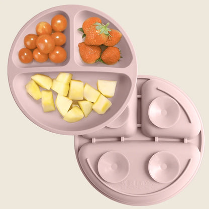 1PCS Baby Sucker Silicone Dining Plate BPA Free Children Dishes Suction  Foodware Training
