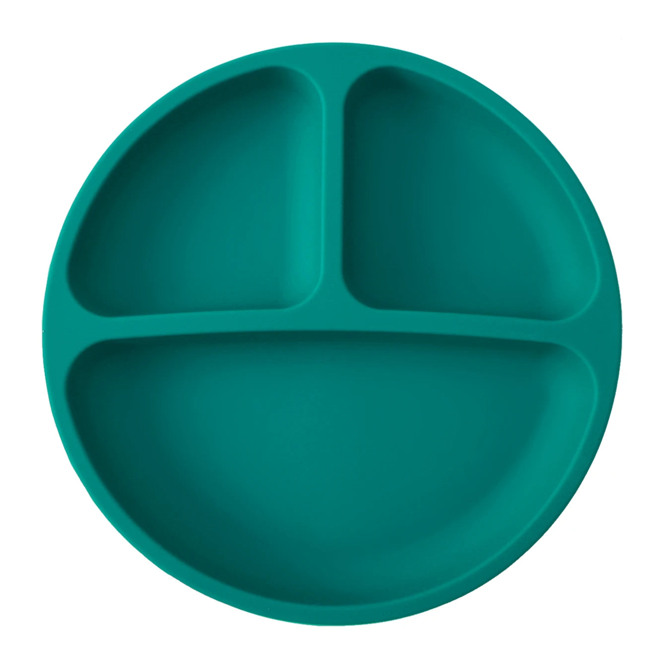 1PCS Baby Sucker Silicone Dining Plate BPA Free Children Dishes Suction  Foodware Training