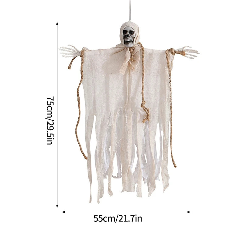 Halloween Hanging Flags Ghost Skeleton Home Decor