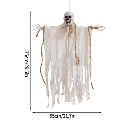 Halloween Hanging Flags Ghost Skeleton Home Decor