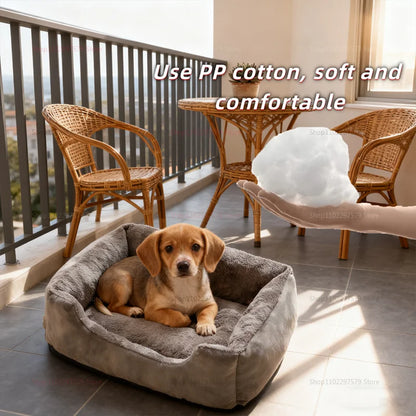 Cat nests are universal in all seasons.  Winter thickened kennel mats.