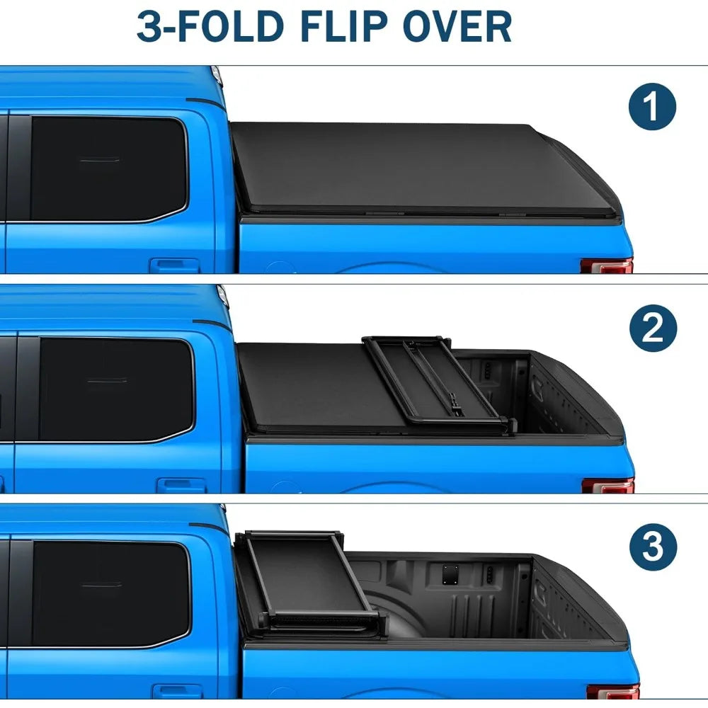 Soft Tri-Fold Truck Bed Tonneau Bed Cover