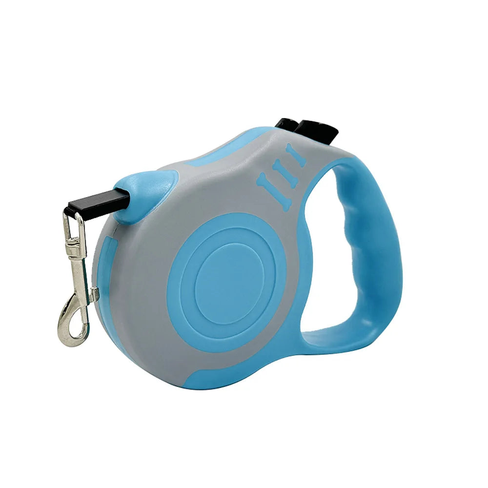 3m 5m Small Dog Automatic Telescopic Leash Dogs Traction Device Portable with Anti Slip Handle