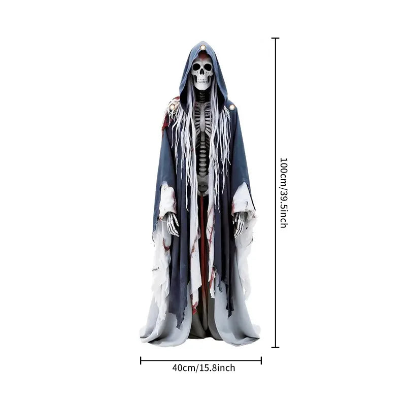 2D Halloween Horror Skull Bride Flag Indoor and Outdoor Decoration