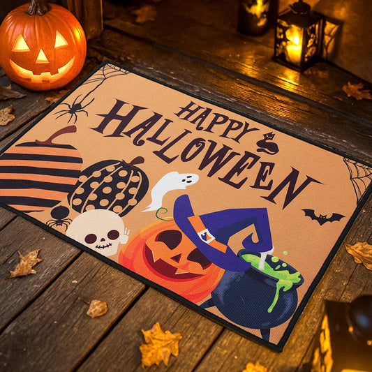 Halloween Crystal Velvet Doormat