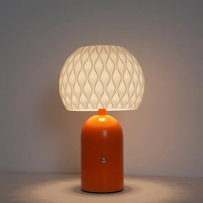 Cross border table lamp bedside lamp touch wireless charging new mushroom camping restaurant dimming bedroom night light