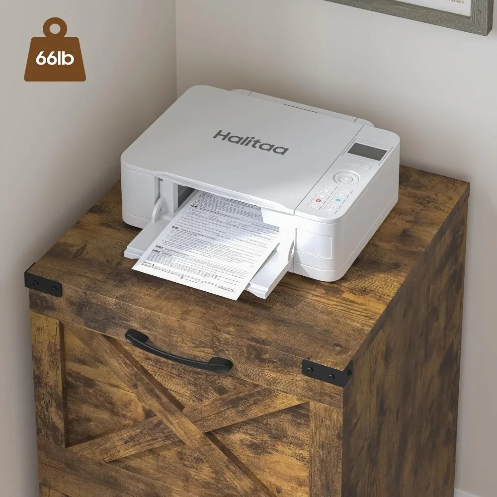 2 Drawer Vertical Filing Cabinet with Wheels, Under Desk Rolling File