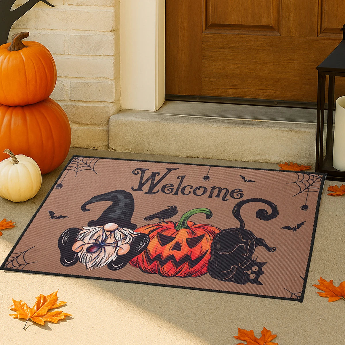 Halloween Crystal Velvet Doormat