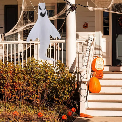 Halloween Hanging Ghost LED Luminous Lights, Emoticons Props for Outdoor Party Decoration