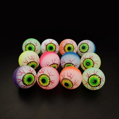 5/10/20pcs Glow in The Dark Eyeball 32MM Bouncy Ball Halloween Supplies