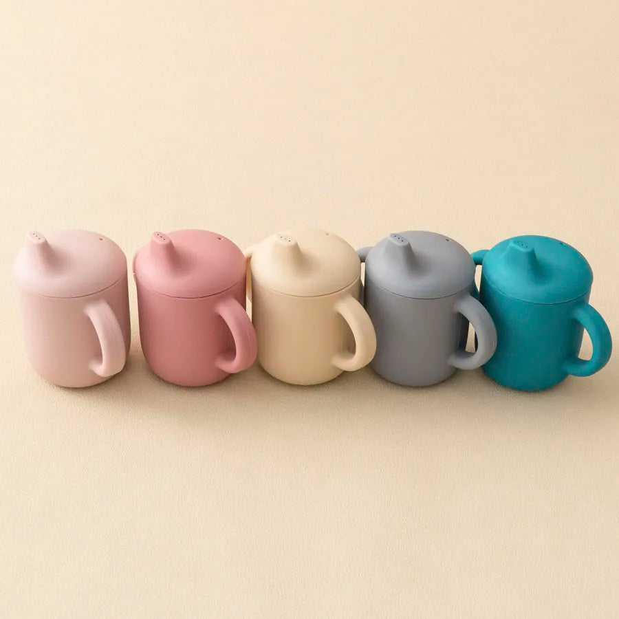 1PCS Baby Feeding Silicone Cups For Infants And Young Children Portable Learning