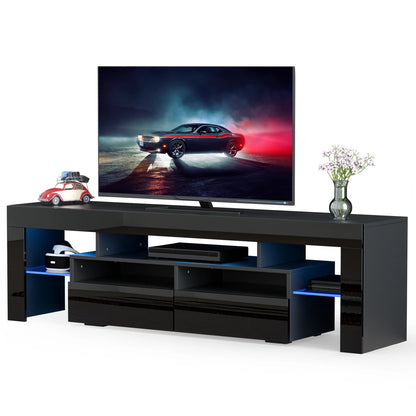 LED TV Stand w/20 Colors & Storage