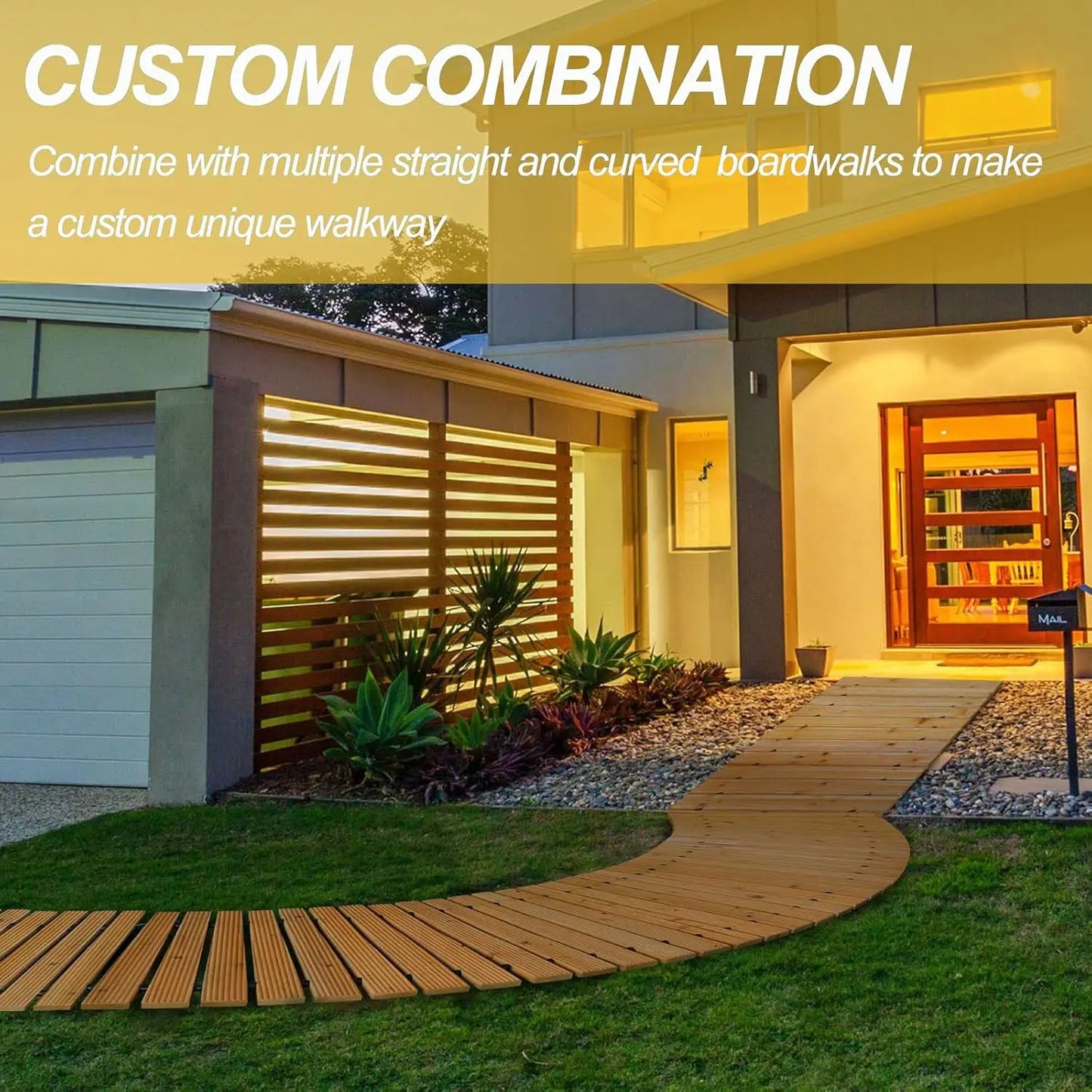 12FT Roll Out Wooden Pathway