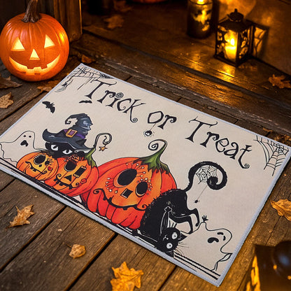 Halloween Crystal Velvet Doormat