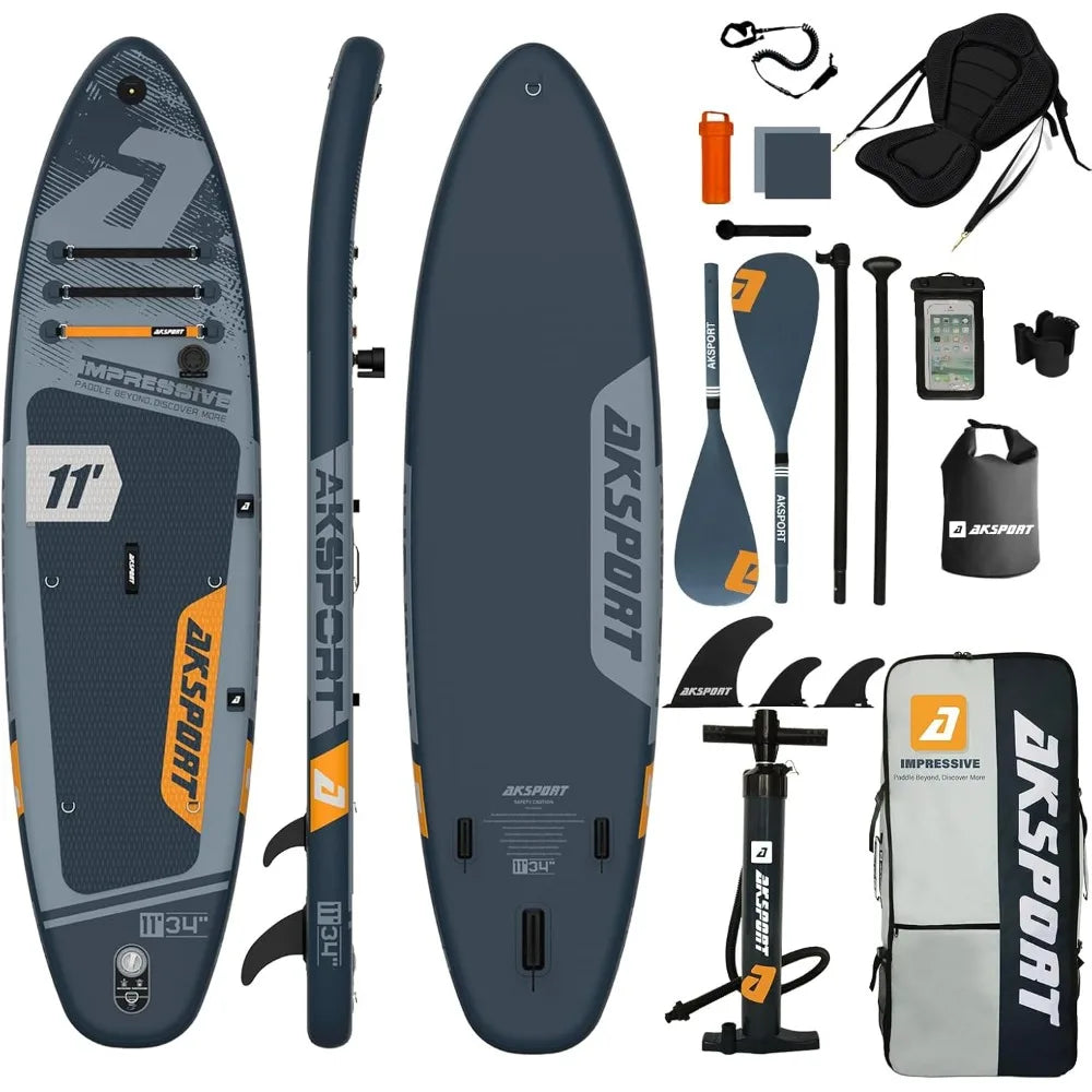 Popular Inflatable Stand Up Paddle Board, SUP Board with All Accessories, Wide Stable Design, Non-Slip Deck