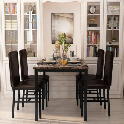 Dining Table Set for 4, Modern
